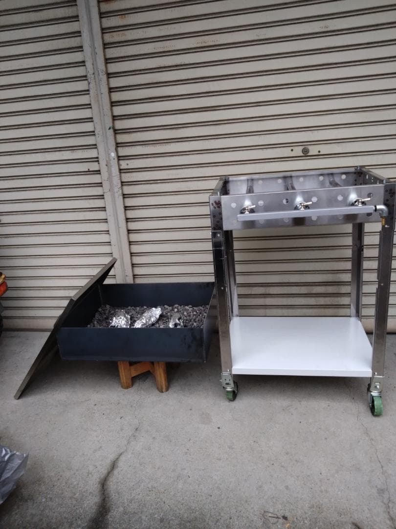 売れてます ネット専用品 石やきいも釜 キッチンカー プロパンガス用 焼きいも祭