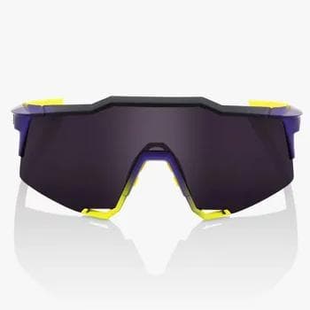 100% SPEEDCRAFT パープル イエロー ワンハンドレッド サングラス