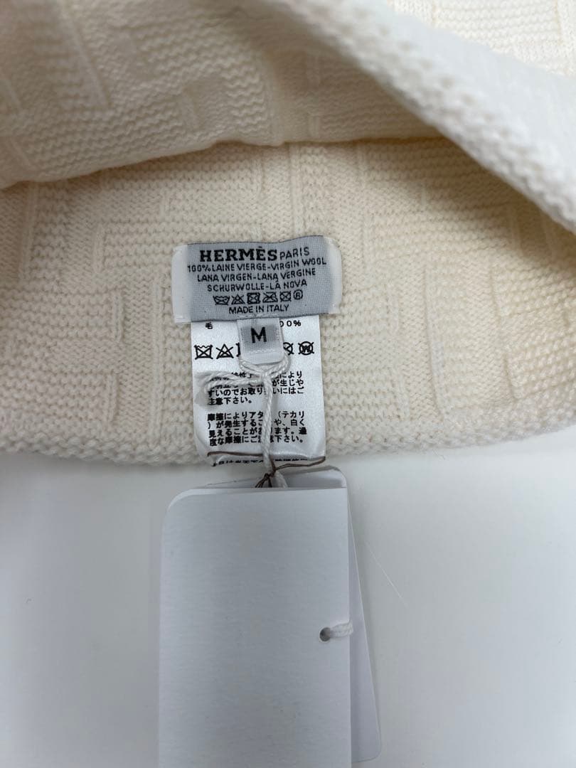 HERMES エルメス フレカンス セリエボタン ニットキャップ＆手袋セット