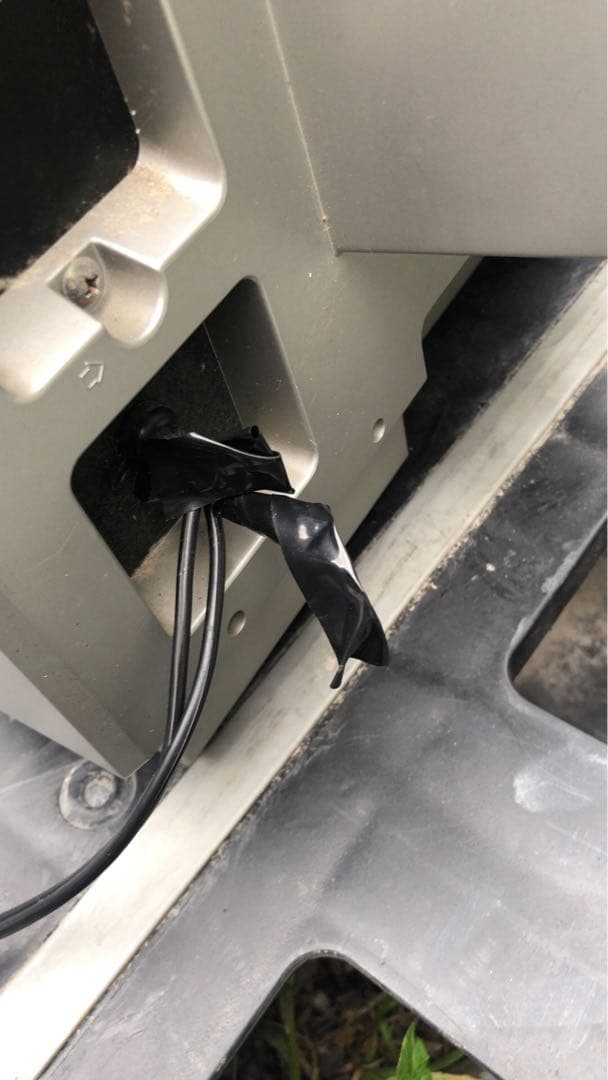 ブラウン管テレビ 14M-￼141C コード修理￼ 昭和￼59年製SHARP