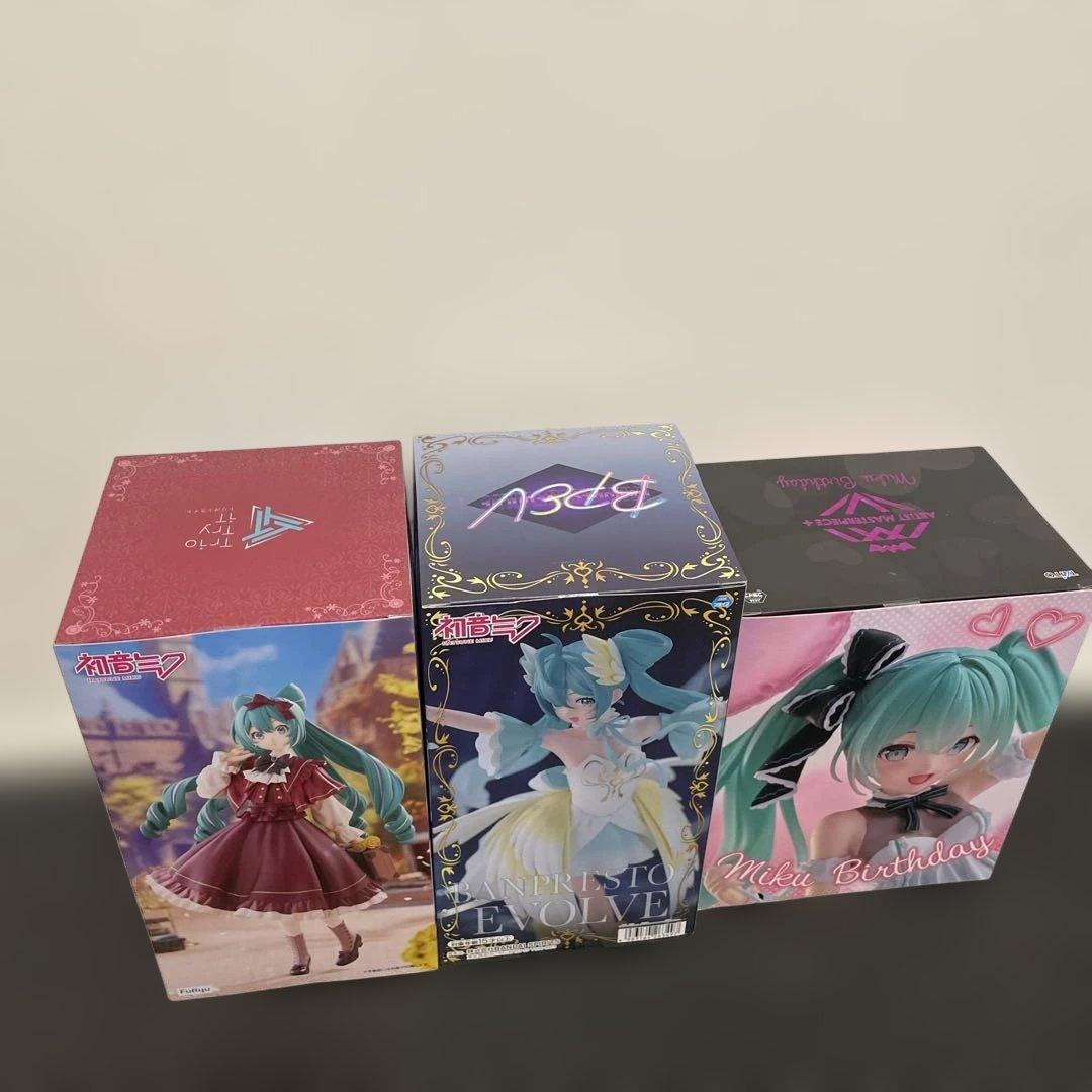 初音ミク　フィギュア　プライズ　セット