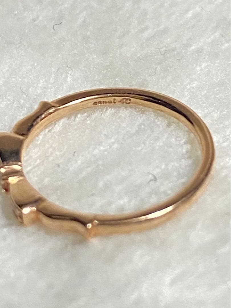 canal4°Ck10ピンクゴールドリング3号
