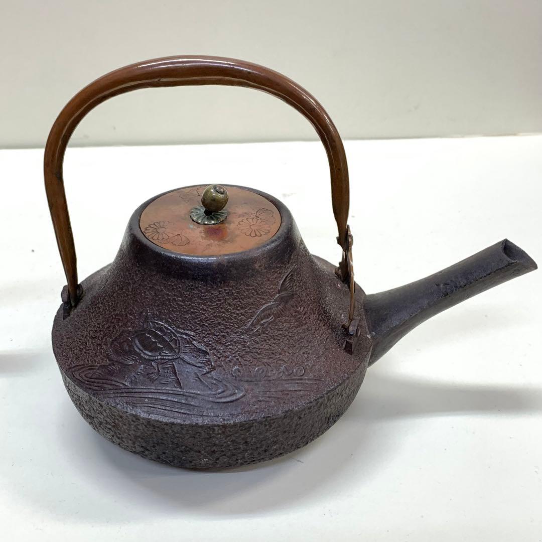 銚子 一対 鶴亀