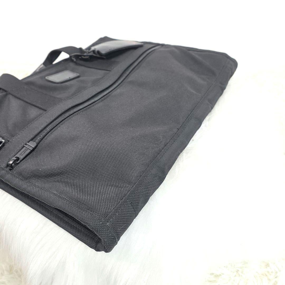 TUMI トゥミ　ナイロン　革　ハンドル　ブラック ビジネス　ハンド バッグ