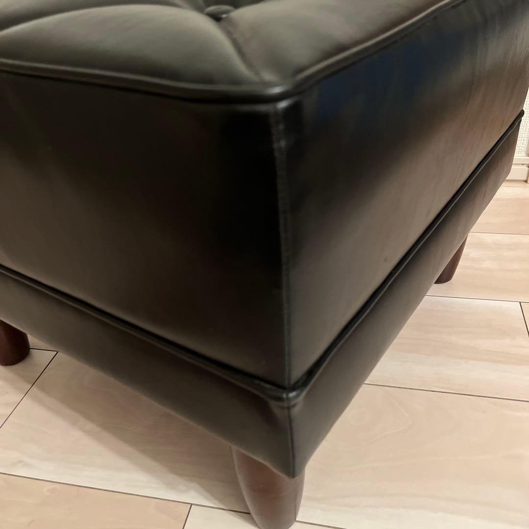 たかち様カリモク60 ブラック オットマン