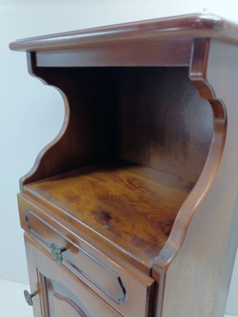 P369 Karimoku カリモク コロニアル 電話台 サイドラック 電話台