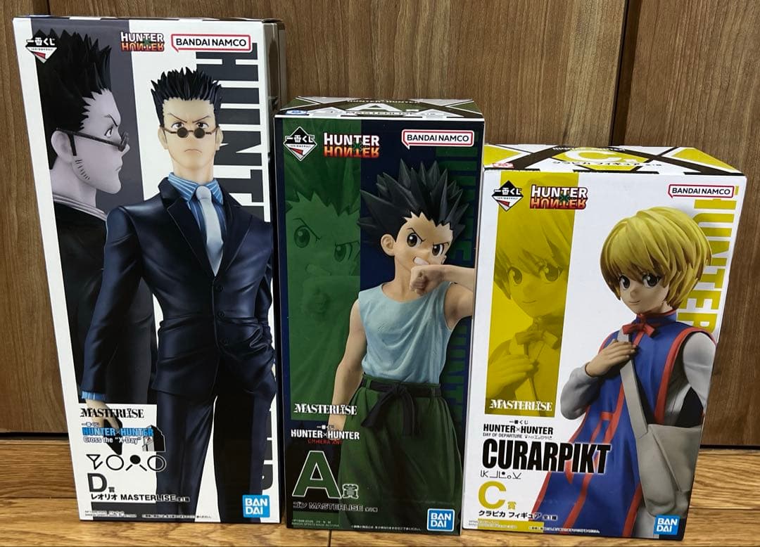 HUNTER×HUNTER 一番くじ　ゴン　クラピカ　レオリオフィギュアまとめ