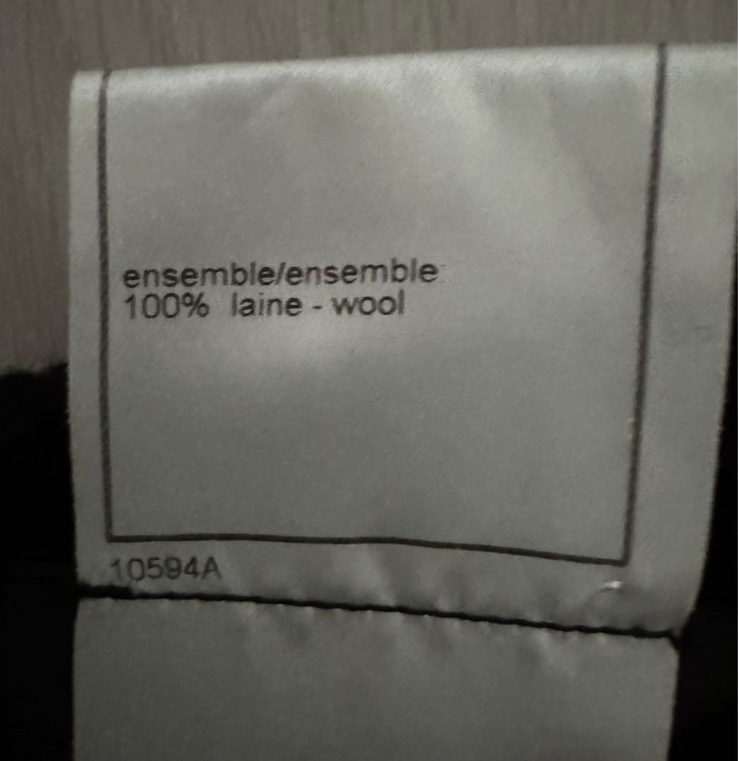 シャネルス裾フリフリ、カシミヤ100%正規販売店購入