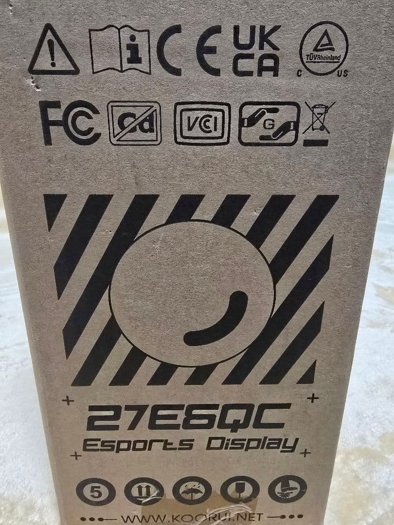 KOORUI 27E6QC WQHD 144Hz 27インチゲーミング モニター