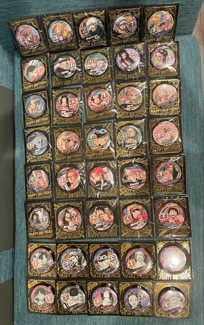 【全て未開封】 ワンピース　ONE PIECE 缶バッジ　バースデー　ロー