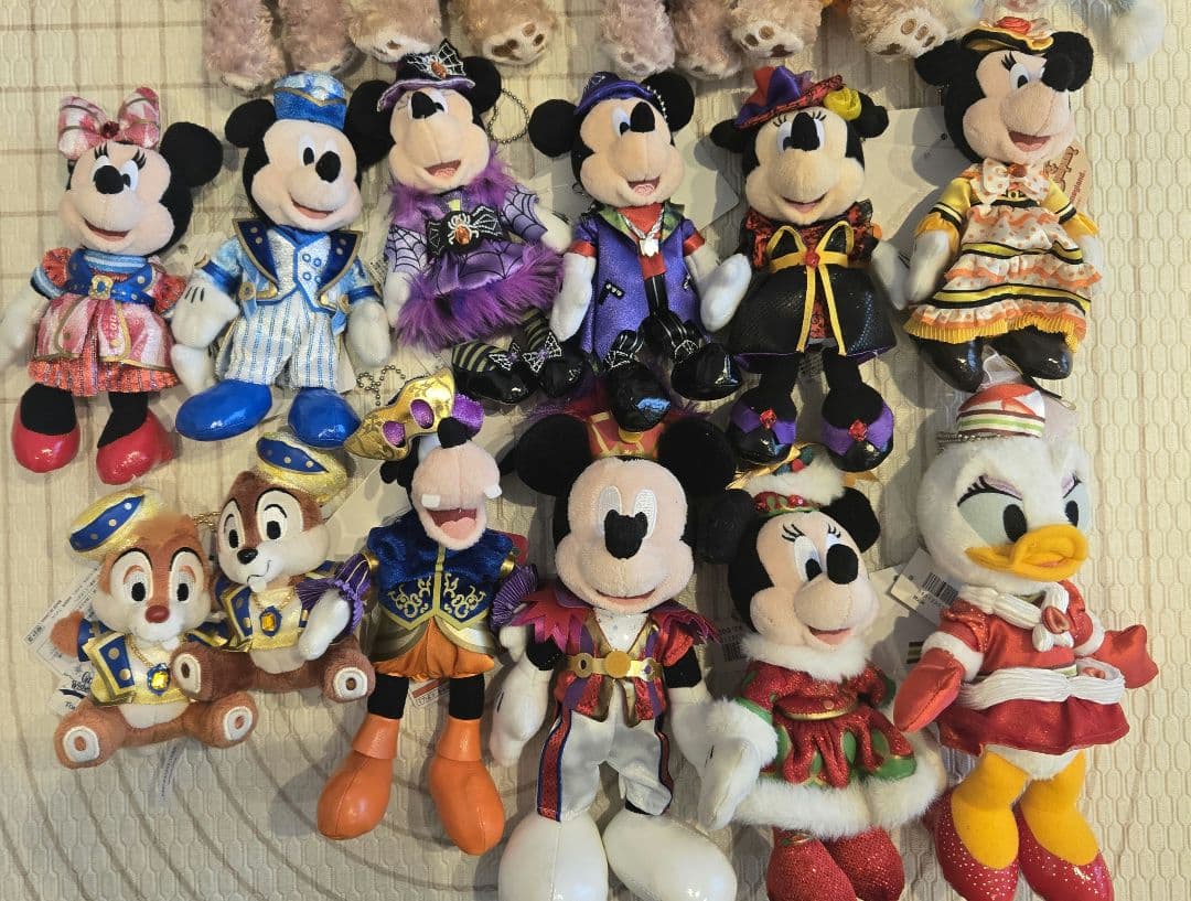 《２１点まとめ売り》ディズニー ぬいぐるみバッジ ぬいば ミッキー ミニー