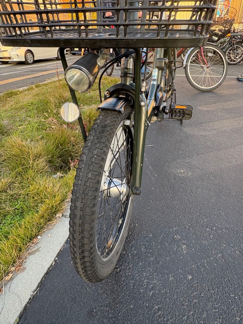 中古20インチPanasonic電動アシスト自転車　8.9Ahバッテリー新品