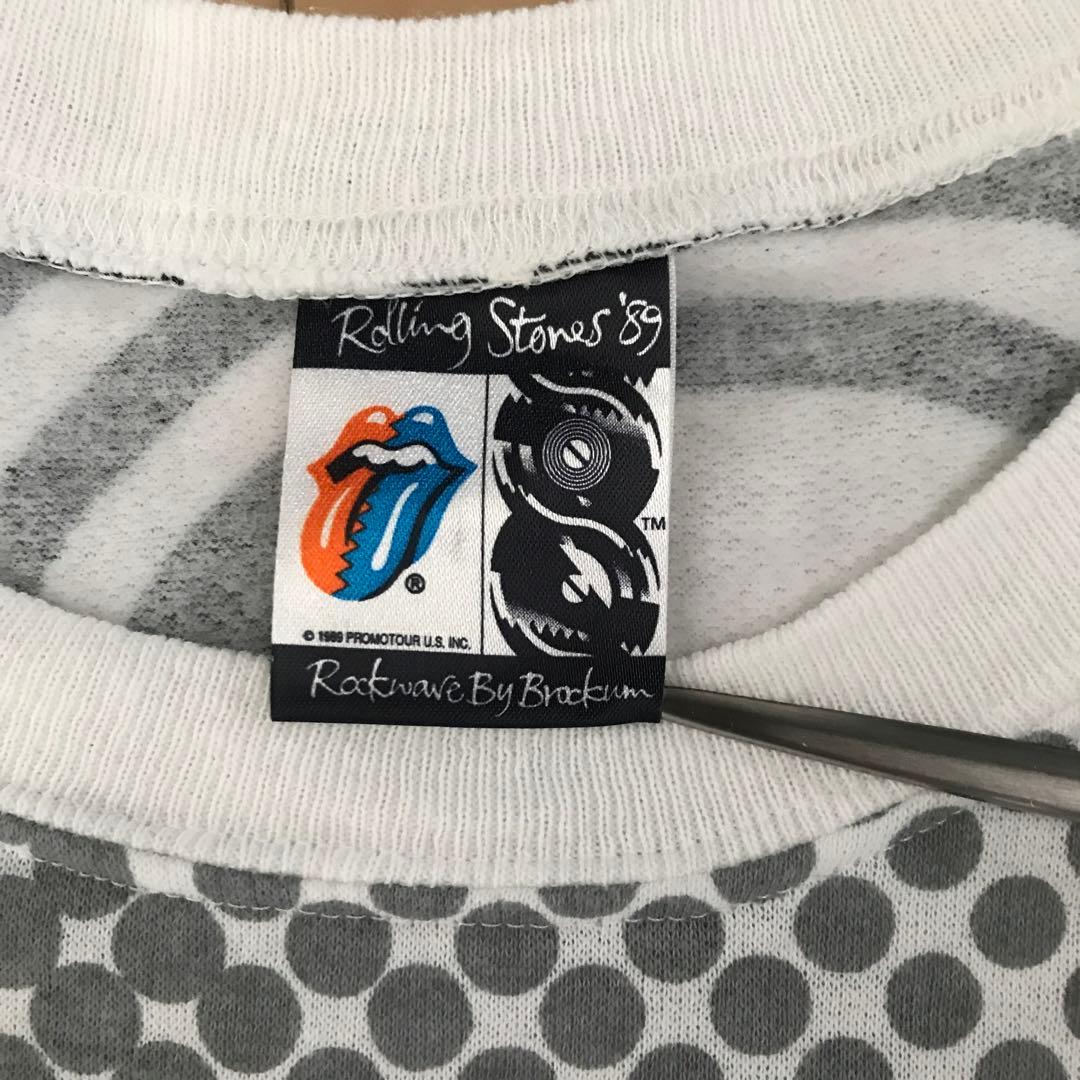 激レア スウェット ローリングストーンズ Rolling Stones 89年製