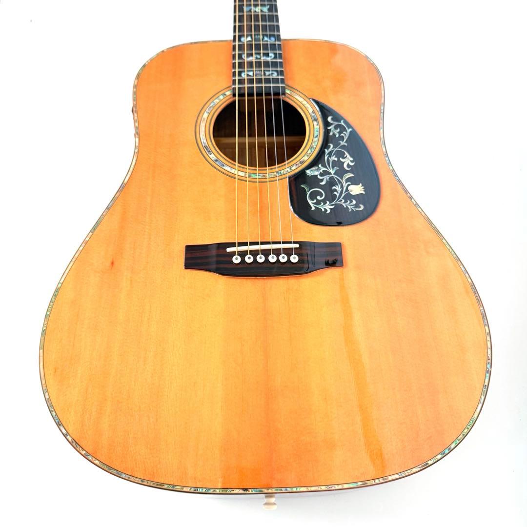 【希少・美品】サムズ工房 豪華手工ギター アコースティックギター エレアコ