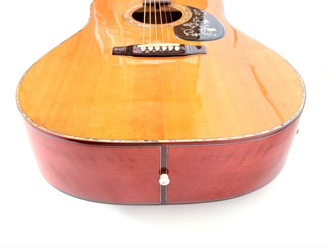 【希少・美品】サムズ工房 豪華手工ギター アコースティックギター エレアコ