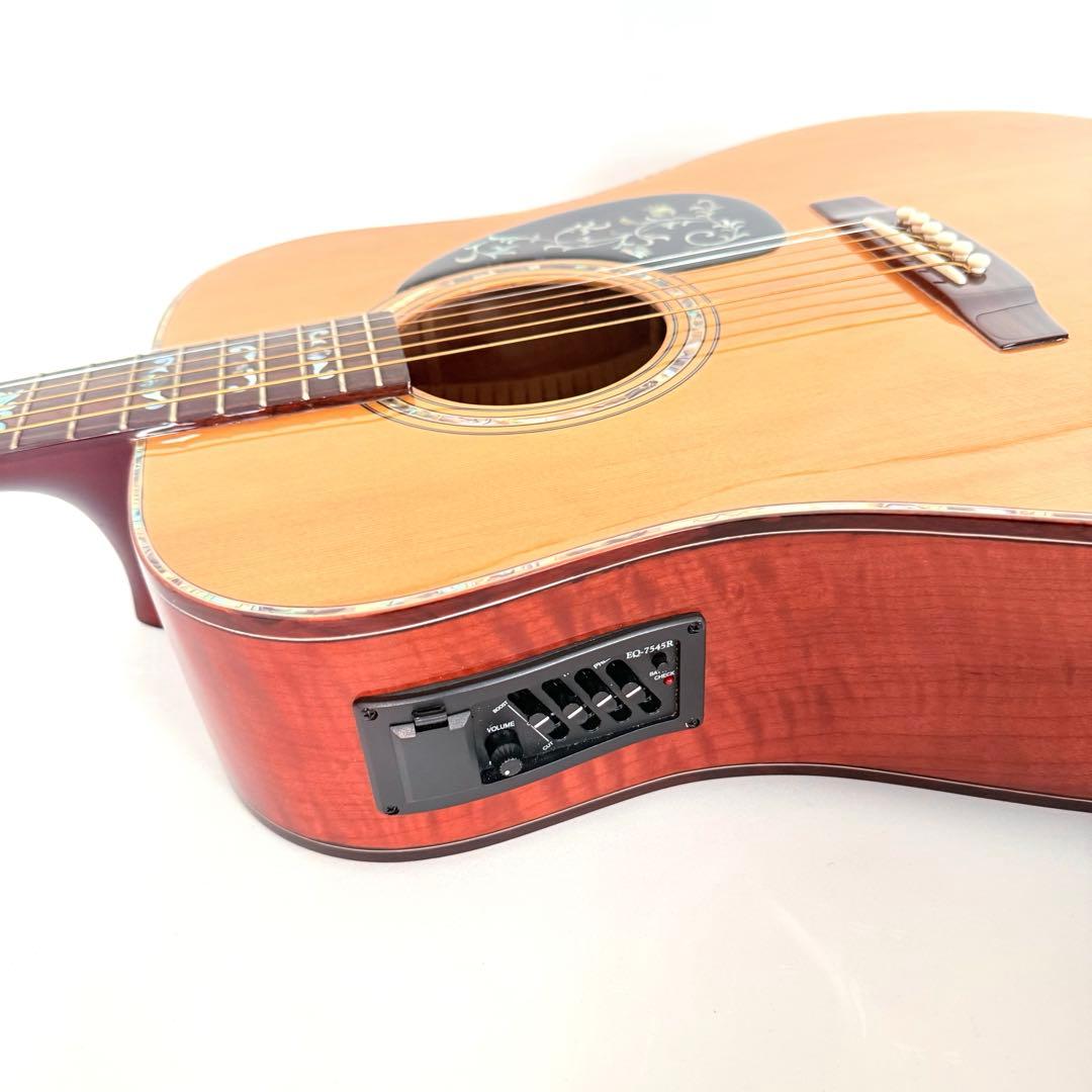 【希少・美品】サムズ工房 豪華手工ギター アコースティックギター エレアコ