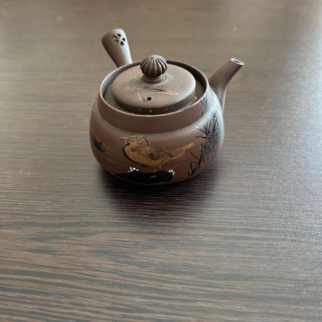 急須　ミニ急須　萬古焼　時代物