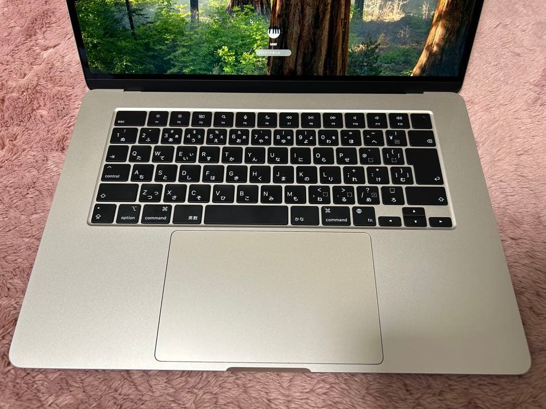 【美品】Apple MacBook M2 15インチ 2023年購入