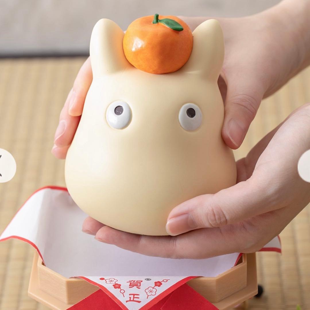 【新品】　お正月小トトロ　ジブリ　となりのトトロ　小トトロ　鏡餅　お正月③