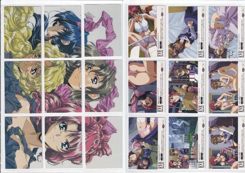 EVE　burst errorイヴ・バーストエラー　トレーディングカード２コンプ