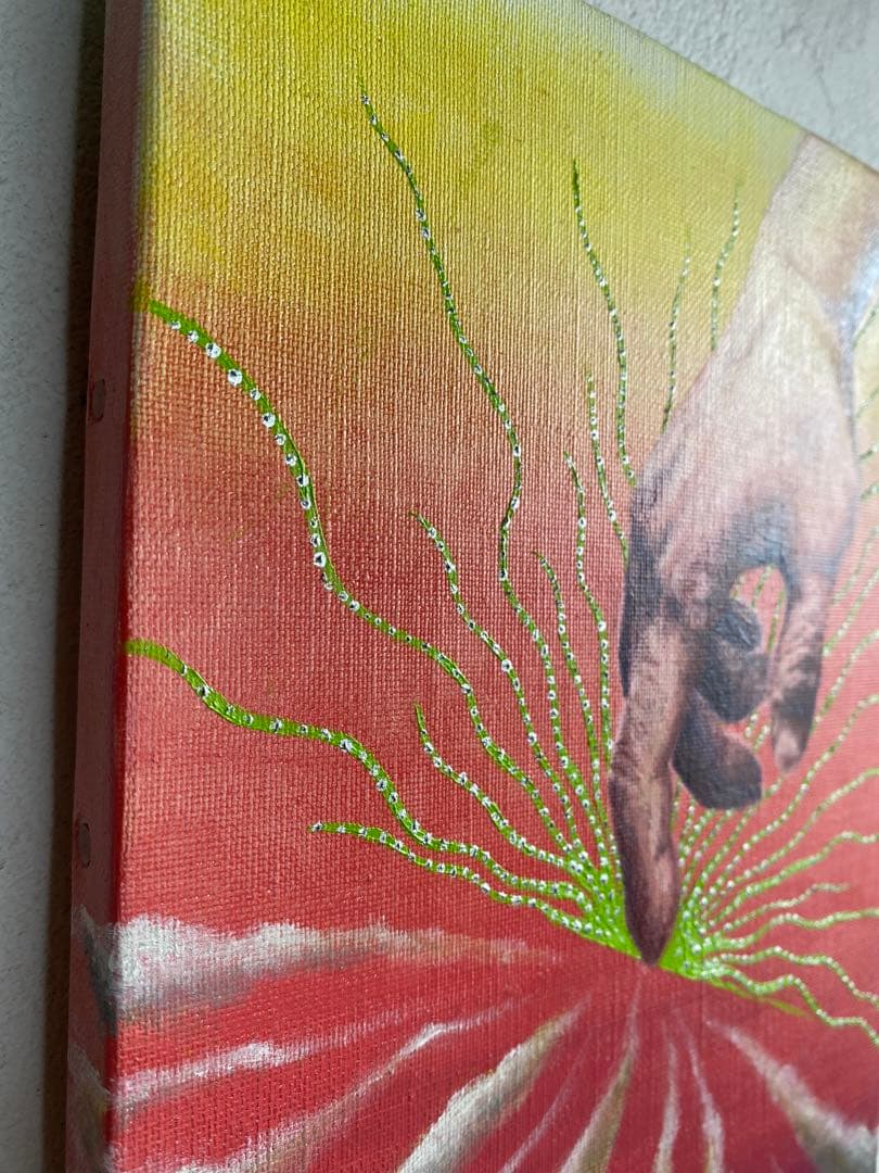 アート作品　ポップアート　絵画　油絵　おしゃれ雑貨　現代アート　神秘的　絵