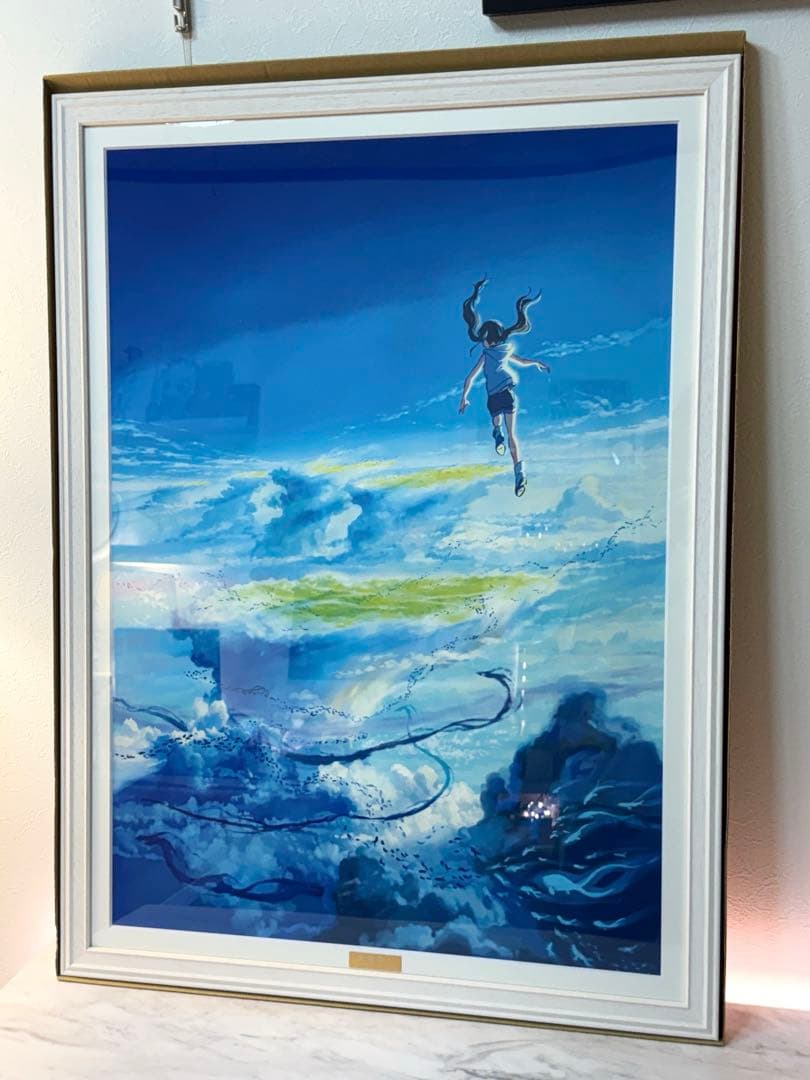 天気の子　B2 額縁イラスト