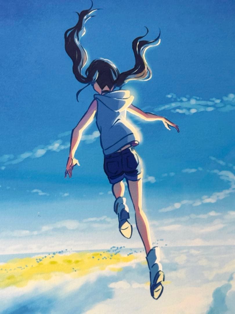 天気の子　B2 額縁イラスト