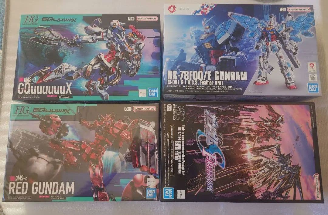 ガンプラ ガンダム プラモデル HG1/144 4個セット