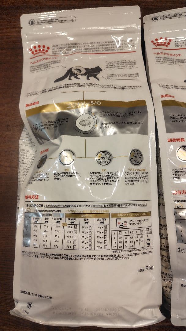 ロイヤルカナン ユリナリーS/O 2kg×2袋