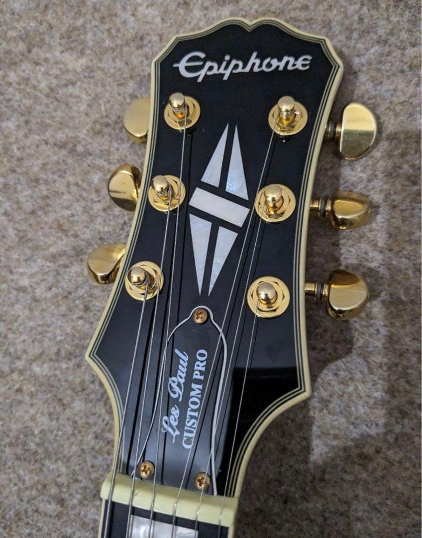epiphone エピフォン　レスポールカスタムPro 2018 エボニー指板