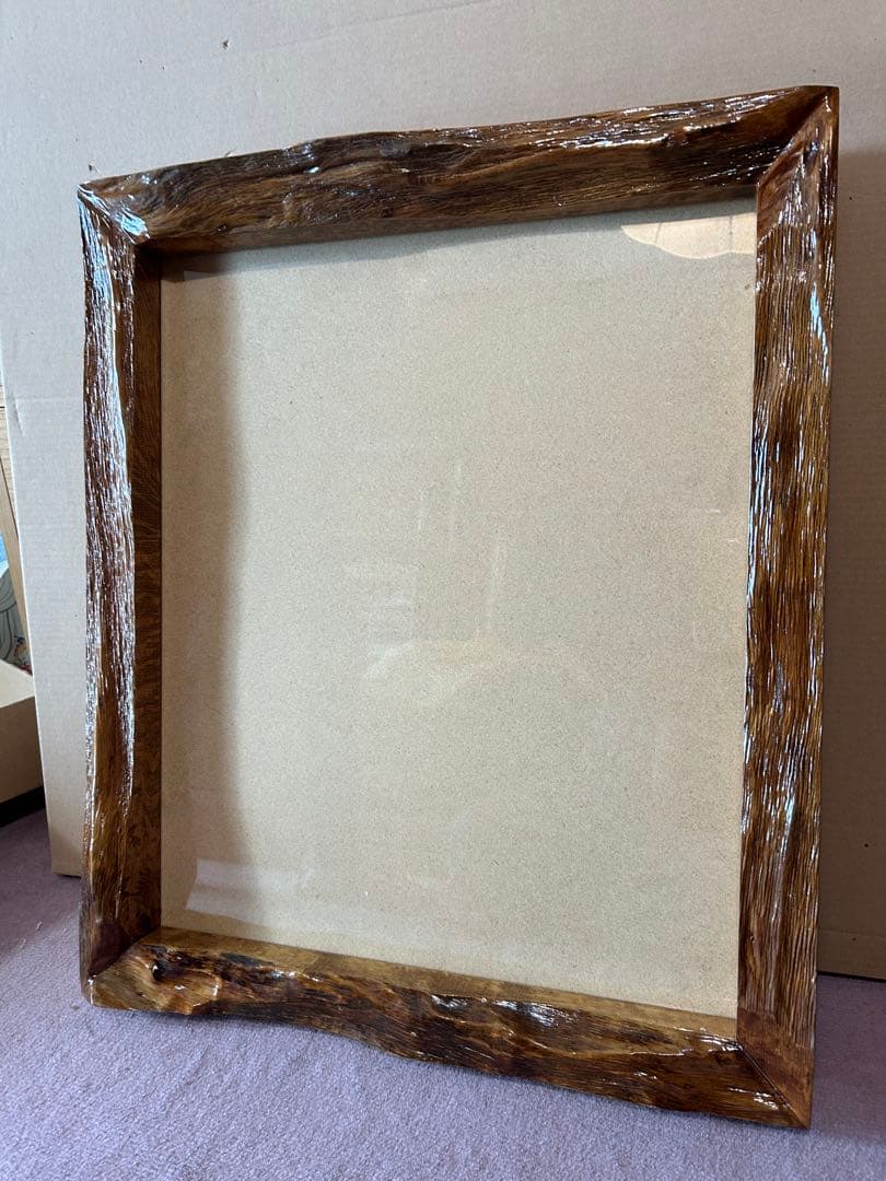 木製額縁 自然な木目仕上げ