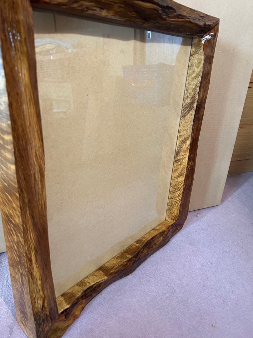 木製額縁 自然な木目仕上げ