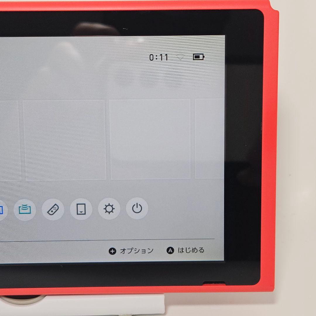 極美品 動作品 マリオレッド×ブルー スイッチ HAC-001(-01) 本体