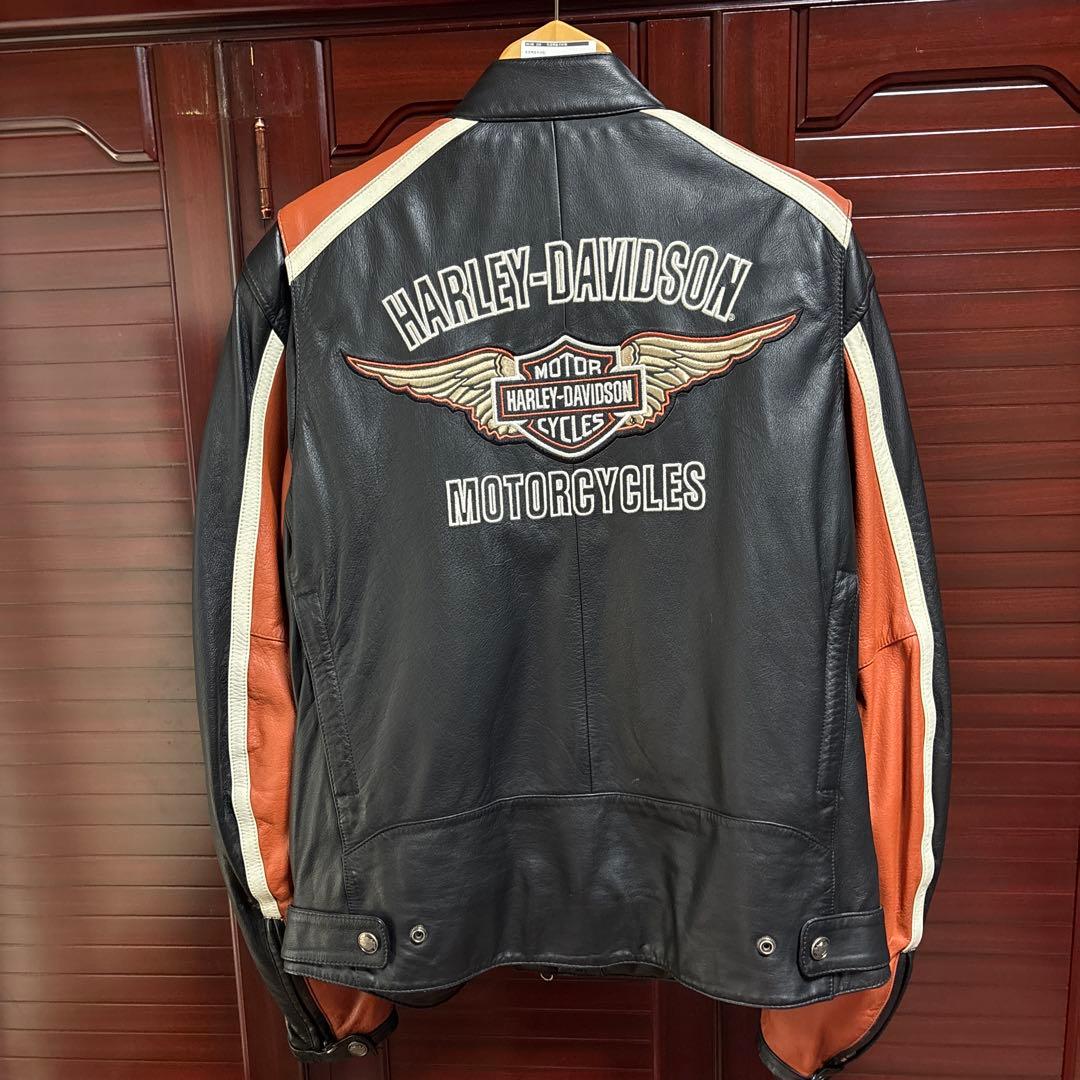 【美品】HARLEY-DAVIDSON レザージャケットライダース　size L