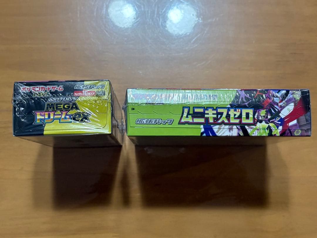 MEGAドリームex、ムニキスゼロex シュリンク付き2BOX