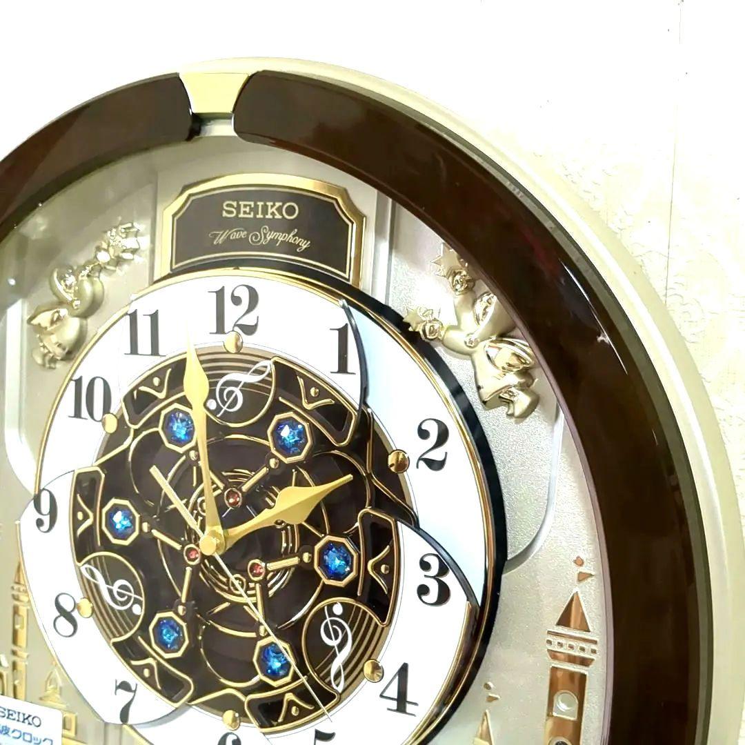 SEIKO　電波からくり掛時計　ウェーブシンフォニー　39曲　RE579B　美品