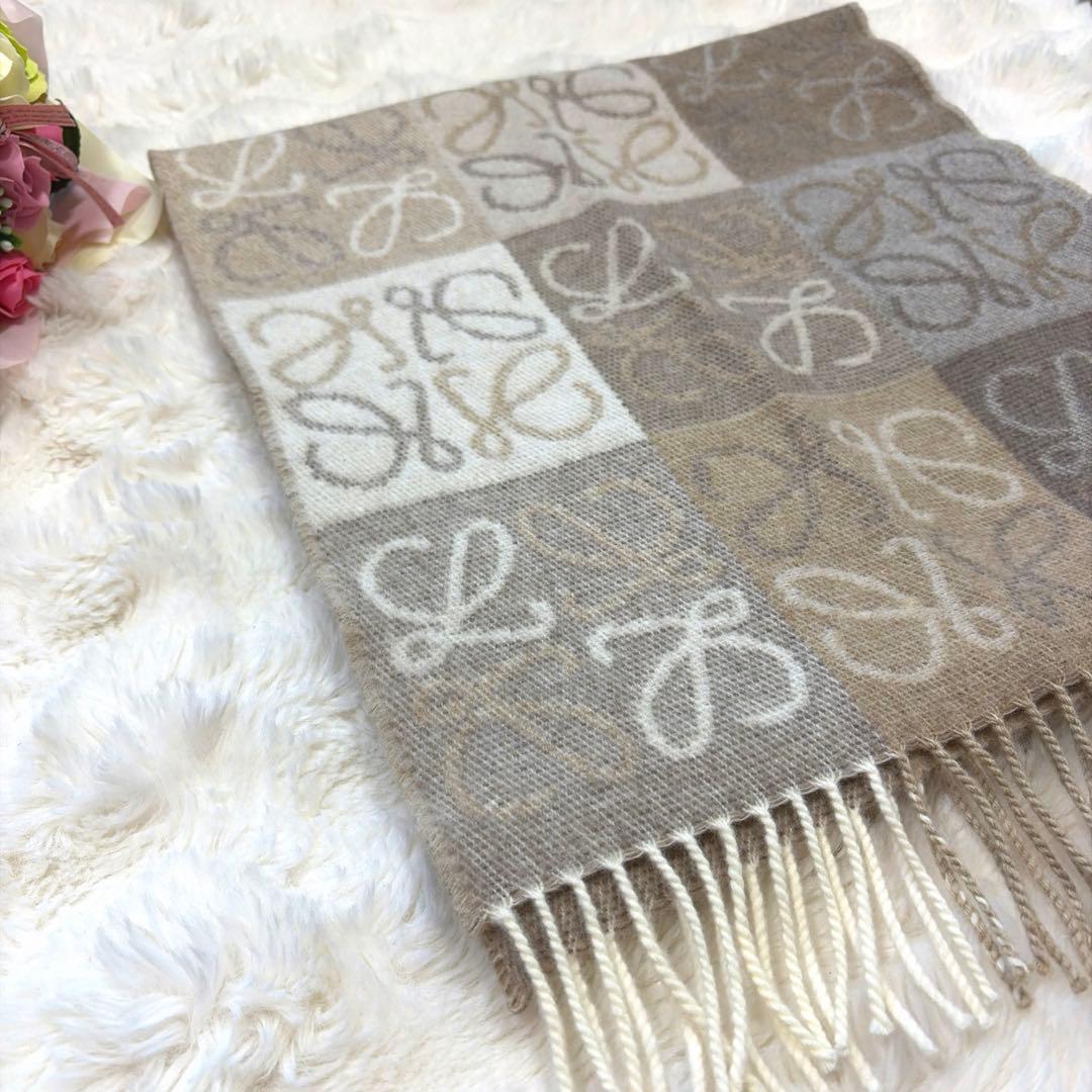 極美品 LOEWE ロエベ アナグラム チェッカーボード