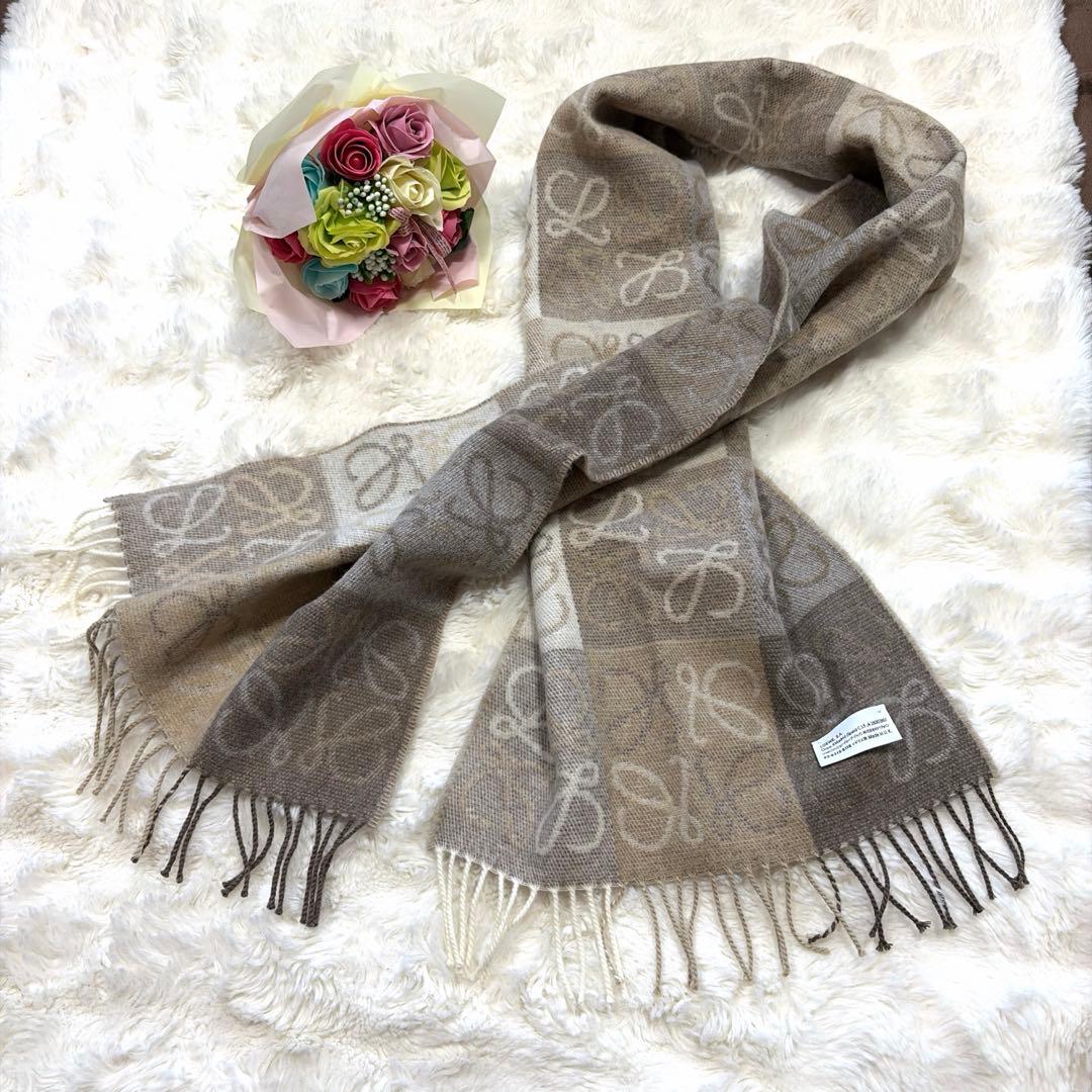 極美品 LOEWE ロエベ アナグラム チェッカーボード