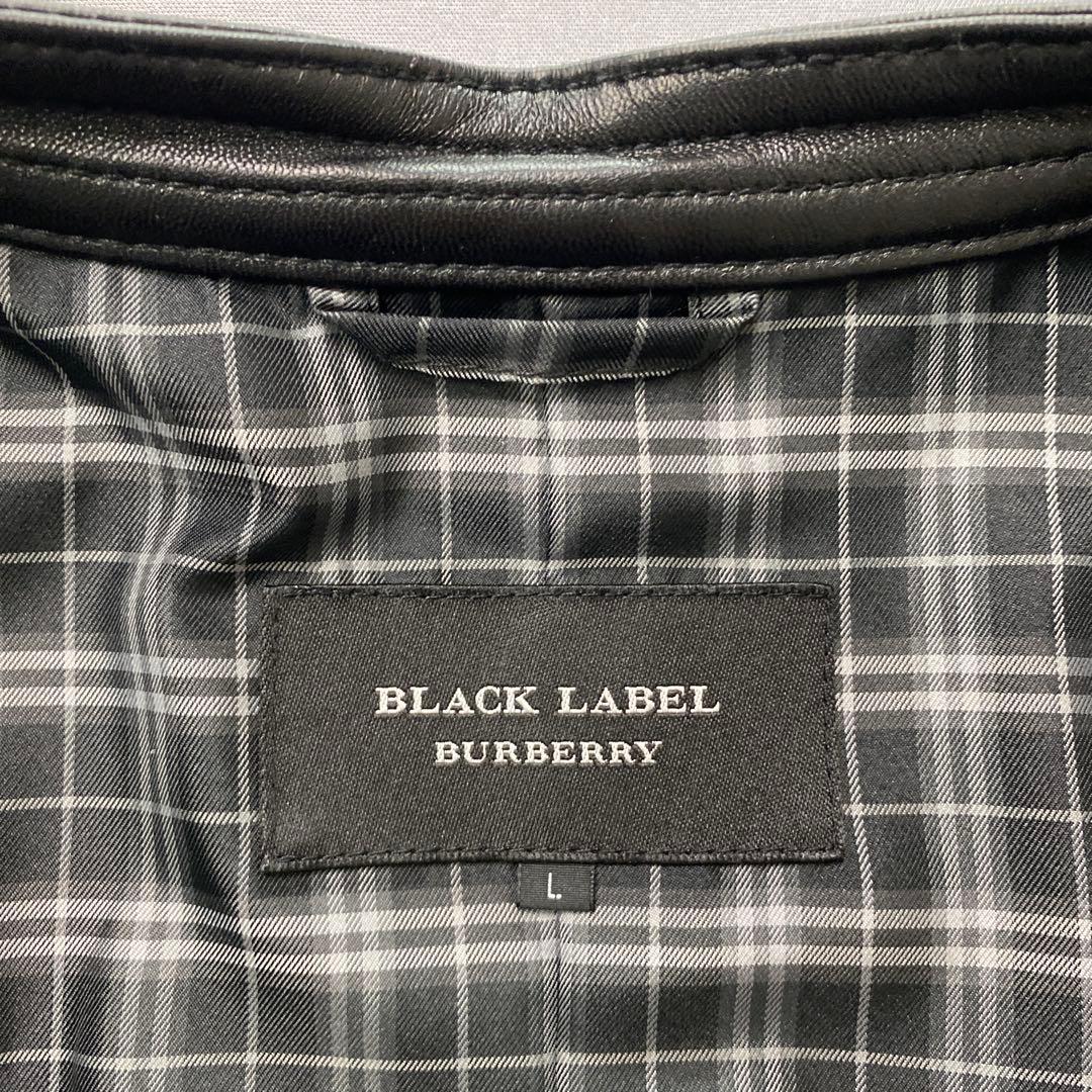 BURBERRY BLACK LABEL シングルライダース