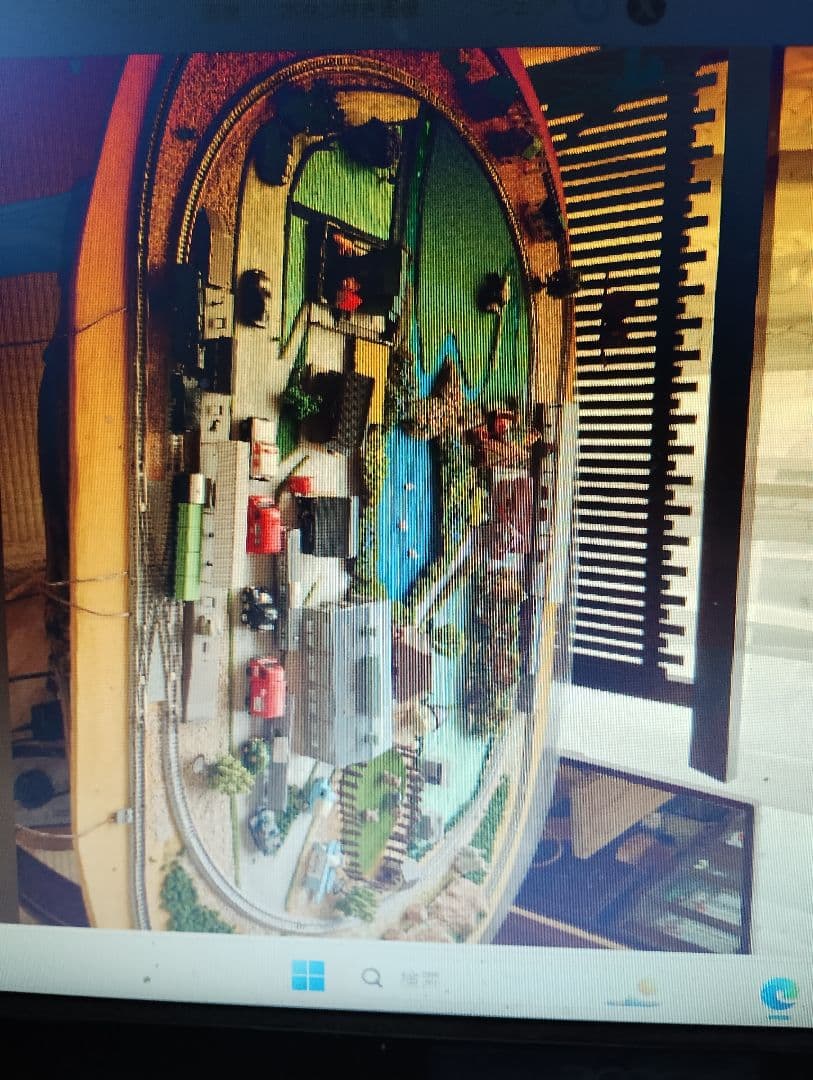 ジオラマ、鉄道セット