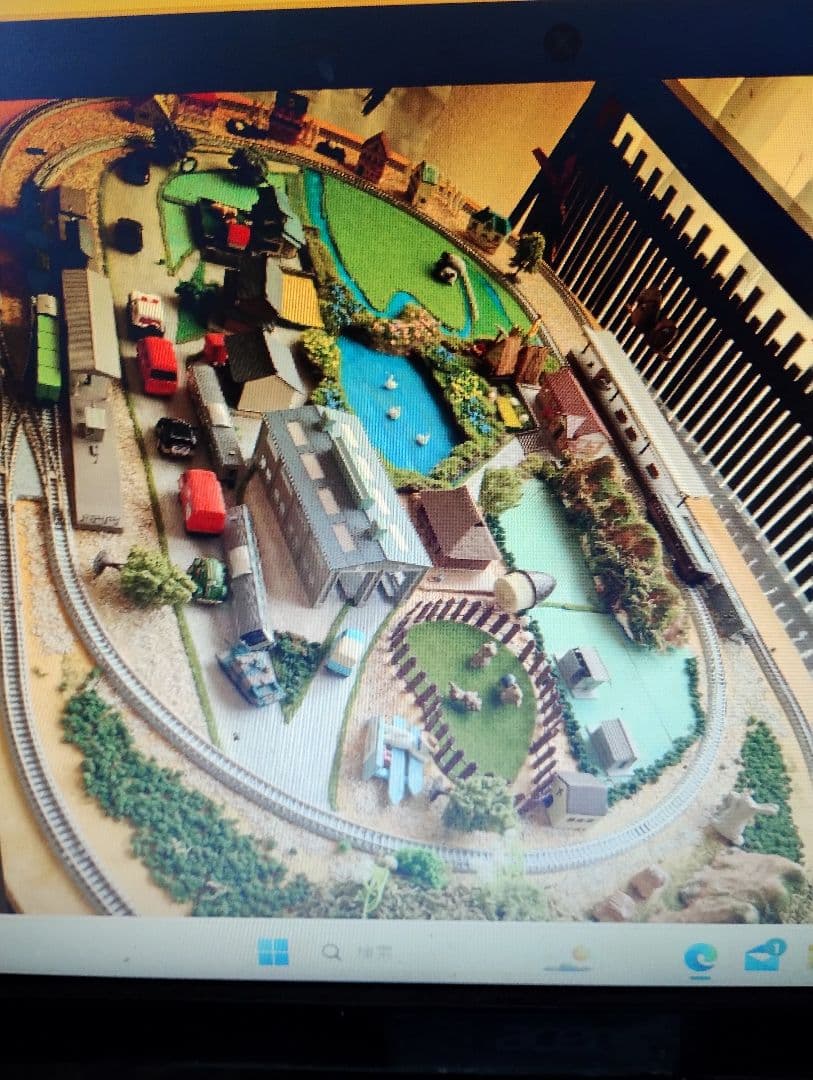 ジオラマ、鉄道セット