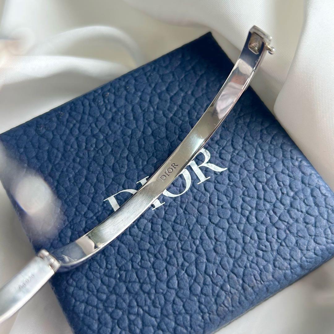 【大人気】DIOR CDダイヤモンド バングル Ag925 アイコン