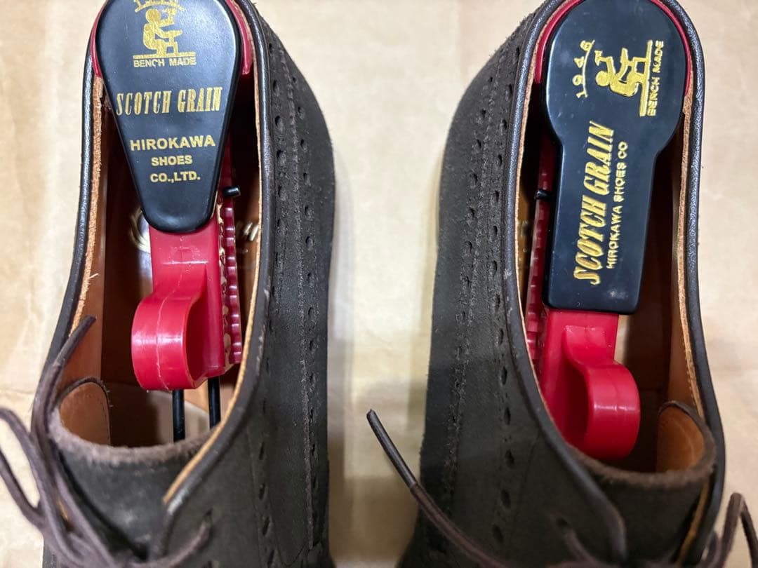 HIROKAWA SHOES SCOTCH GRAIN スエードシューズ