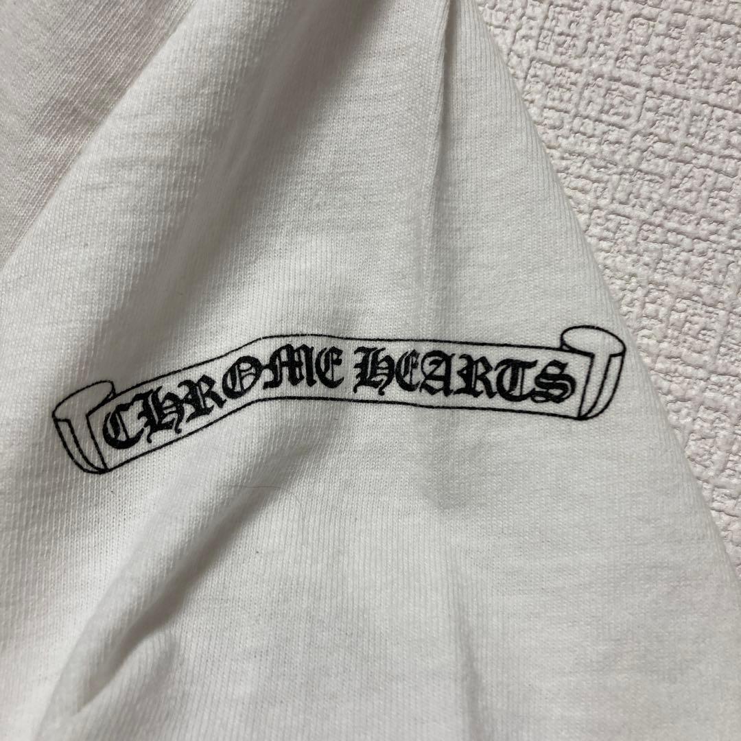 CHROME HEARTS ポケット付きTシャツ ホワイト