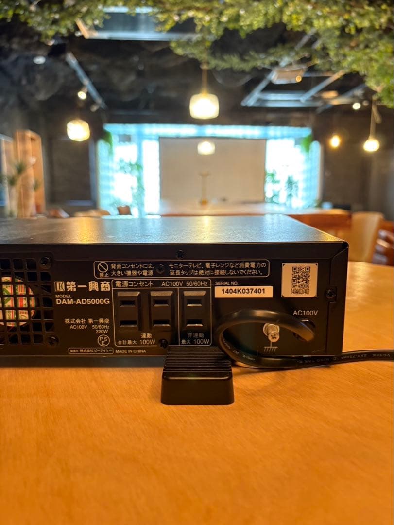 SEA　DAM.AD5000Gカラオケ パワーアンプ