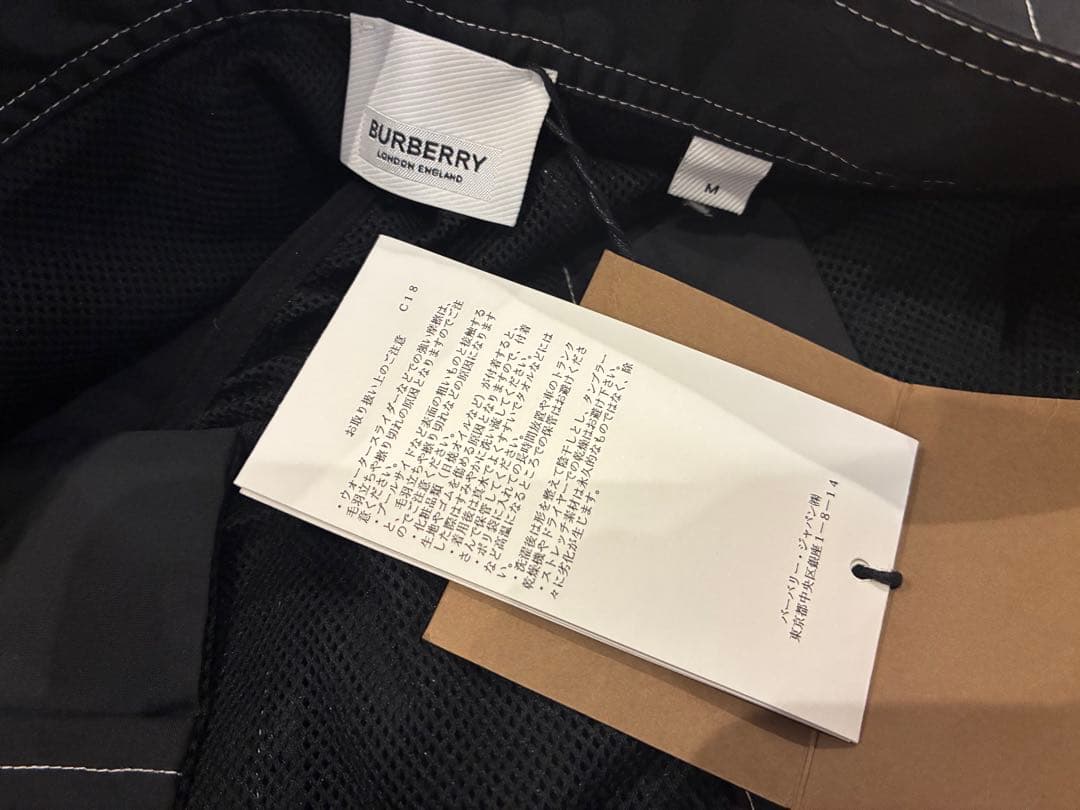 バーバリー 水着 海パン スイムショーツ メンズ　BURBERRY 黒