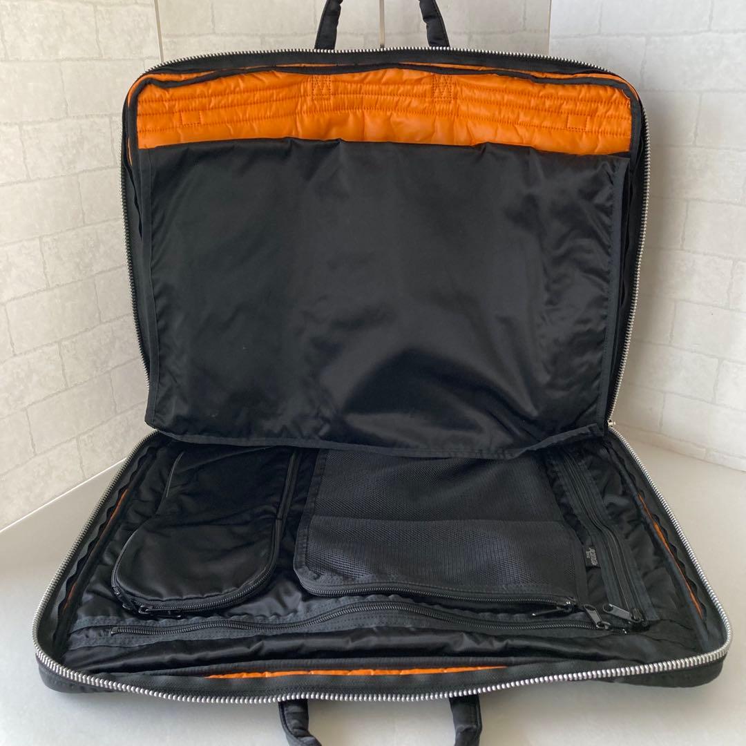 未使用級 完売品 ポーター タンカー 2way ガーメントバッグ ブラック