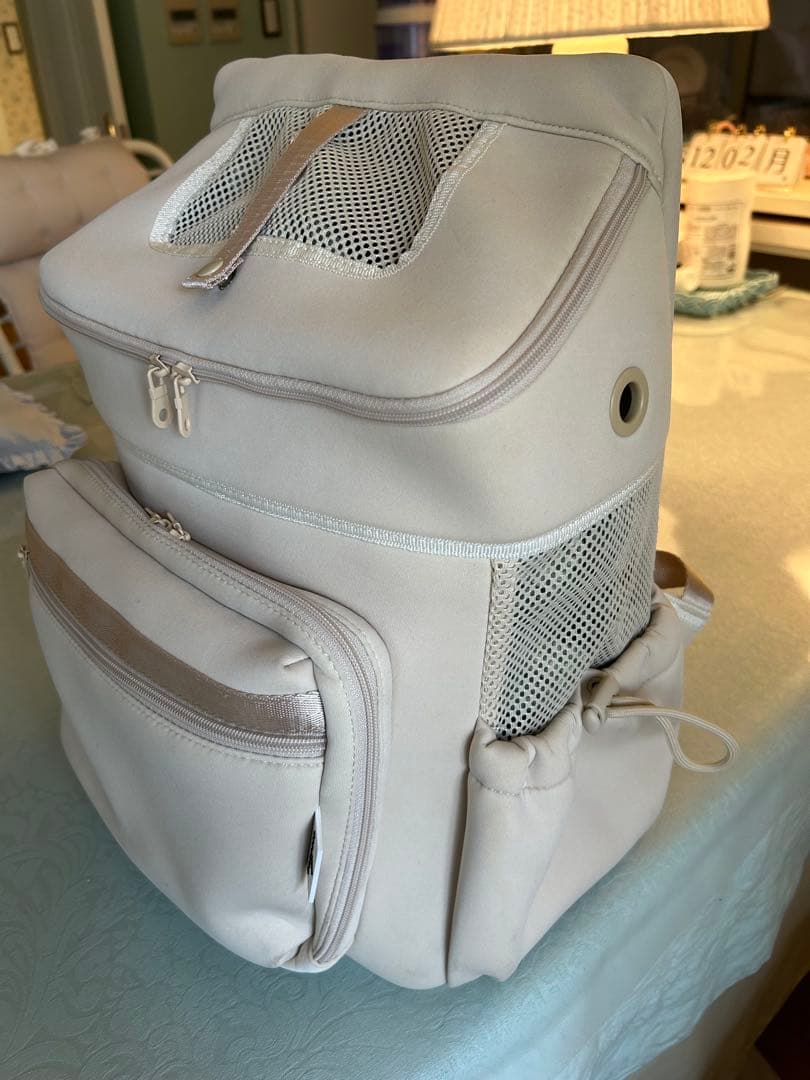 CITY DOG シティドッグ　リュック　キャリーバッグ　オフホワイト　Rサイズ