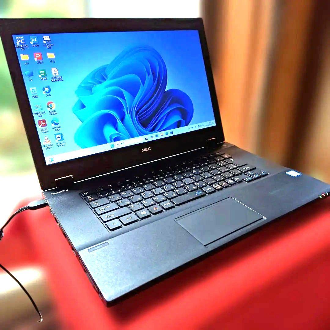 NECノート PC（15.E）Windows 11 初期化済 持ち手付専用バッグ