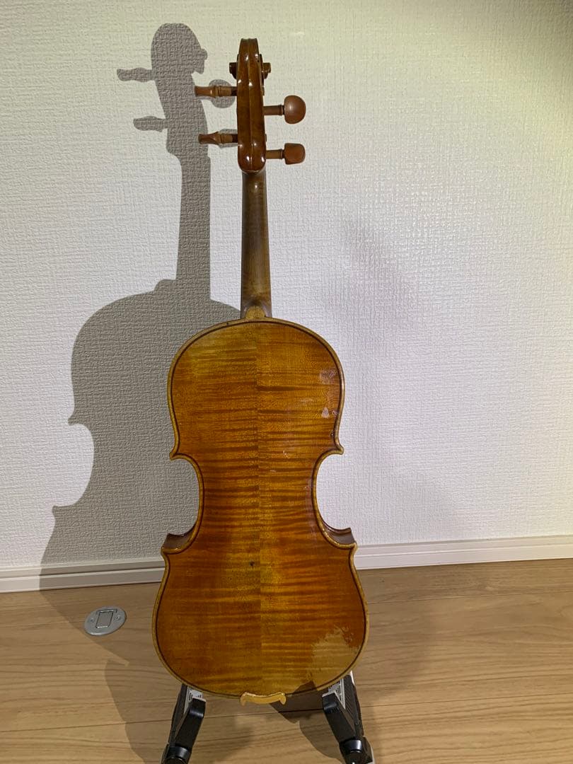 チェコ製　4/4 バイオリン　虎杢　reinhold geipel sohn